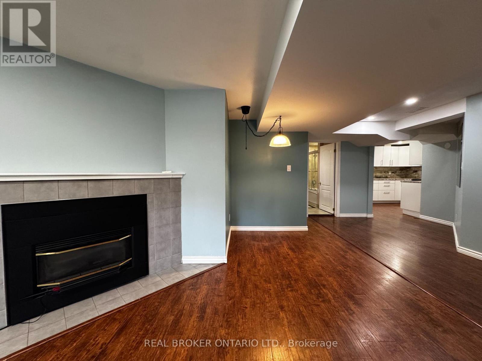 Very spacious floor plan - A - 34 Engel Crescent, Barrie, ON - Indoor Photo Showing Living Room With Fireplace