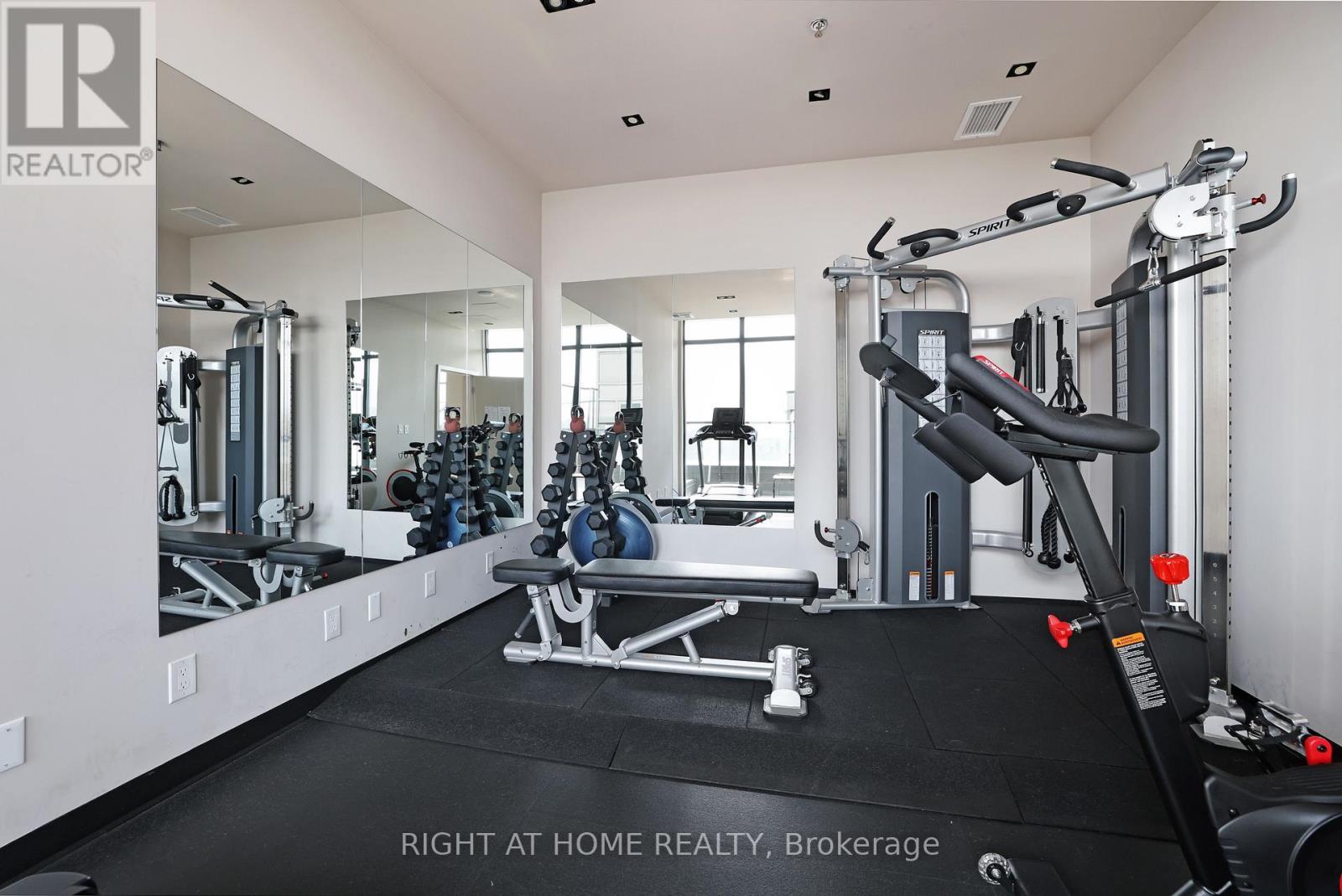 705 - 203 Catherine Street, Ottawa, ON - Indoor Photo Showing Gym Room