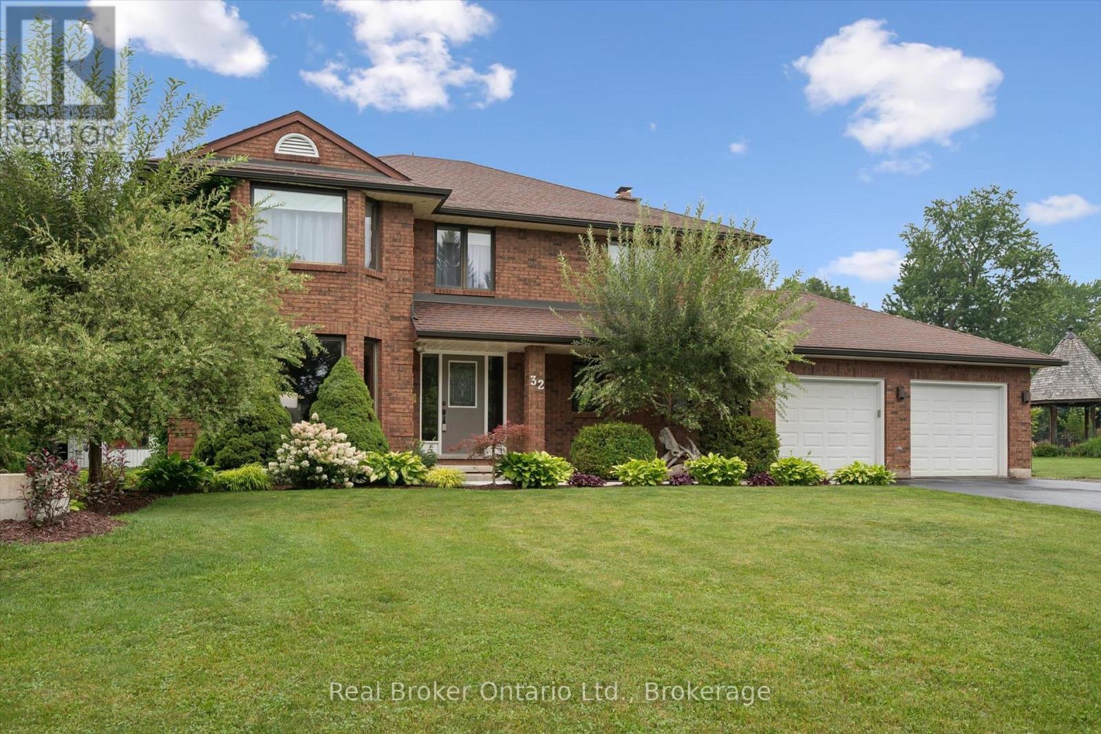 32 Sunset Drive, Woolwich, ON - Outdoor With Facade