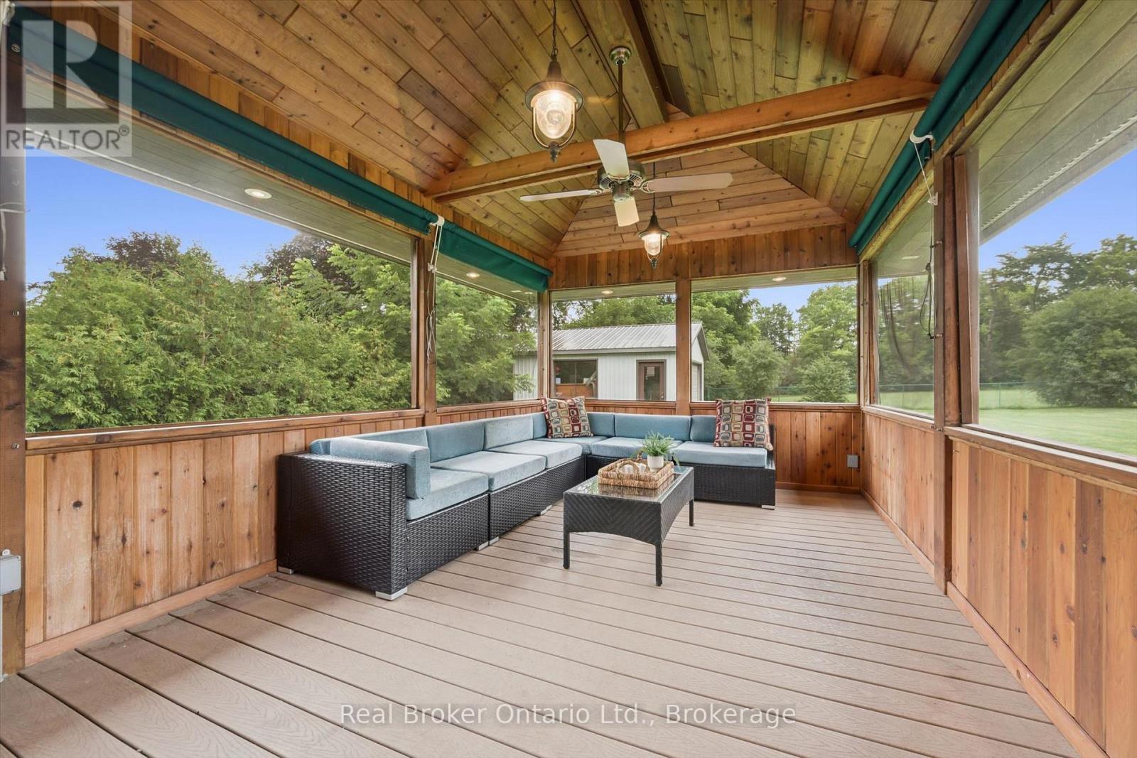 32 Sunset Drive, Woolwich, ON - Outdoor With Deck Patio Veranda With Exterior