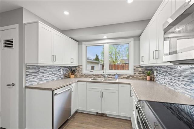 31 Werrell Cr, Winnipeg, MB - Indoor Photo Showing Kitchen With Double Sink
