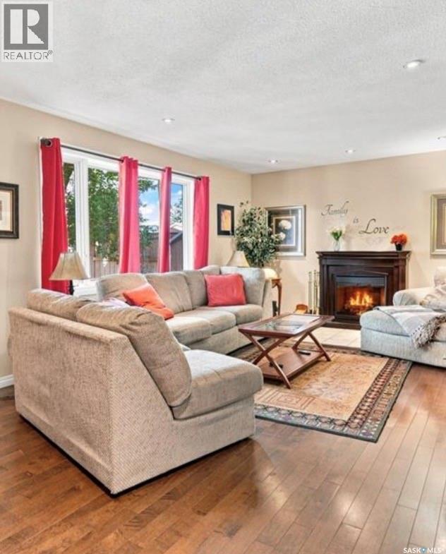 30 Roborecki Terrace, Saskatoon, SK - Indoor Photo Showing Living Room With Fireplace