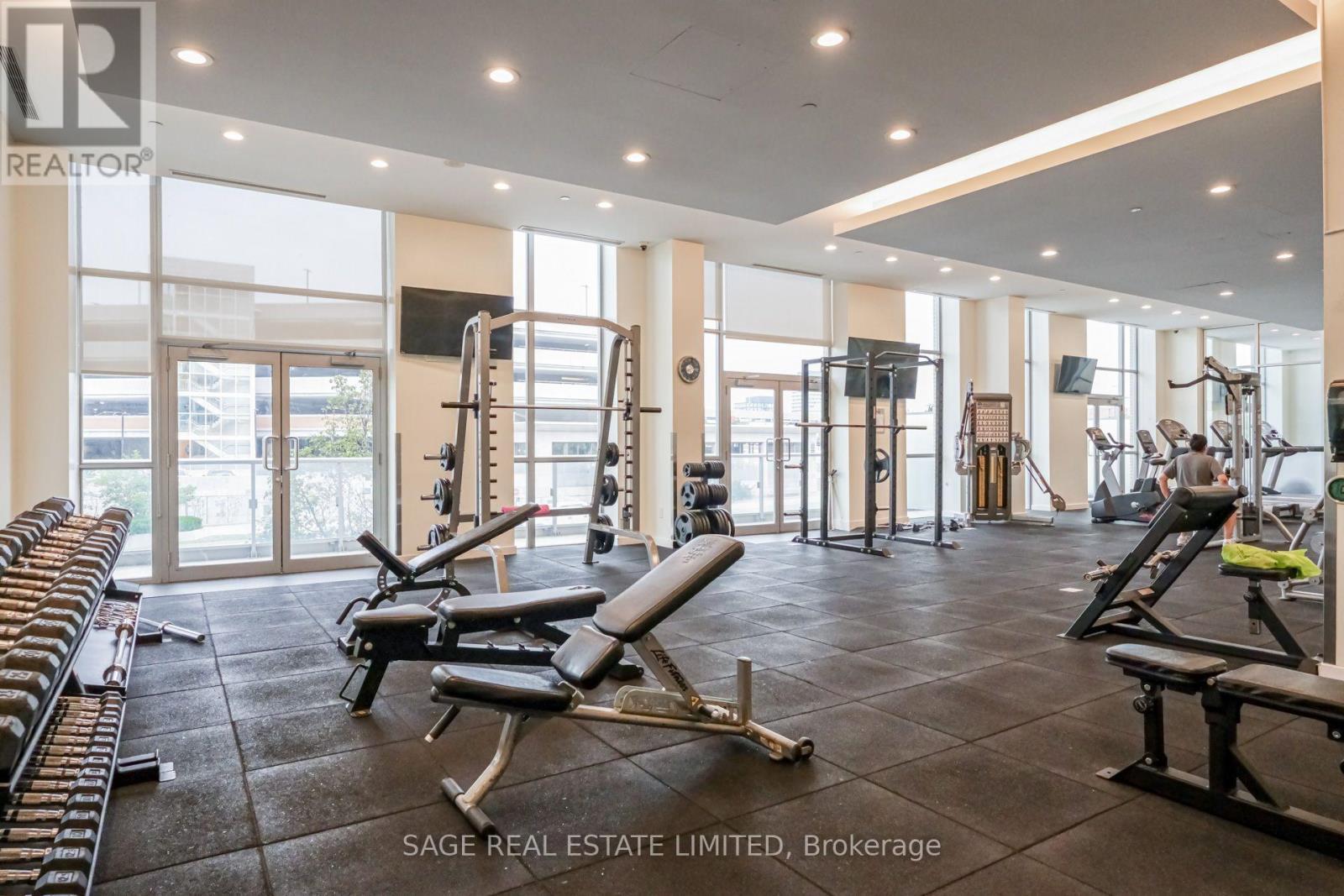 1303 - 70 Forest Manor Road, Toronto, ON - Indoor Photo Showing Gym Room