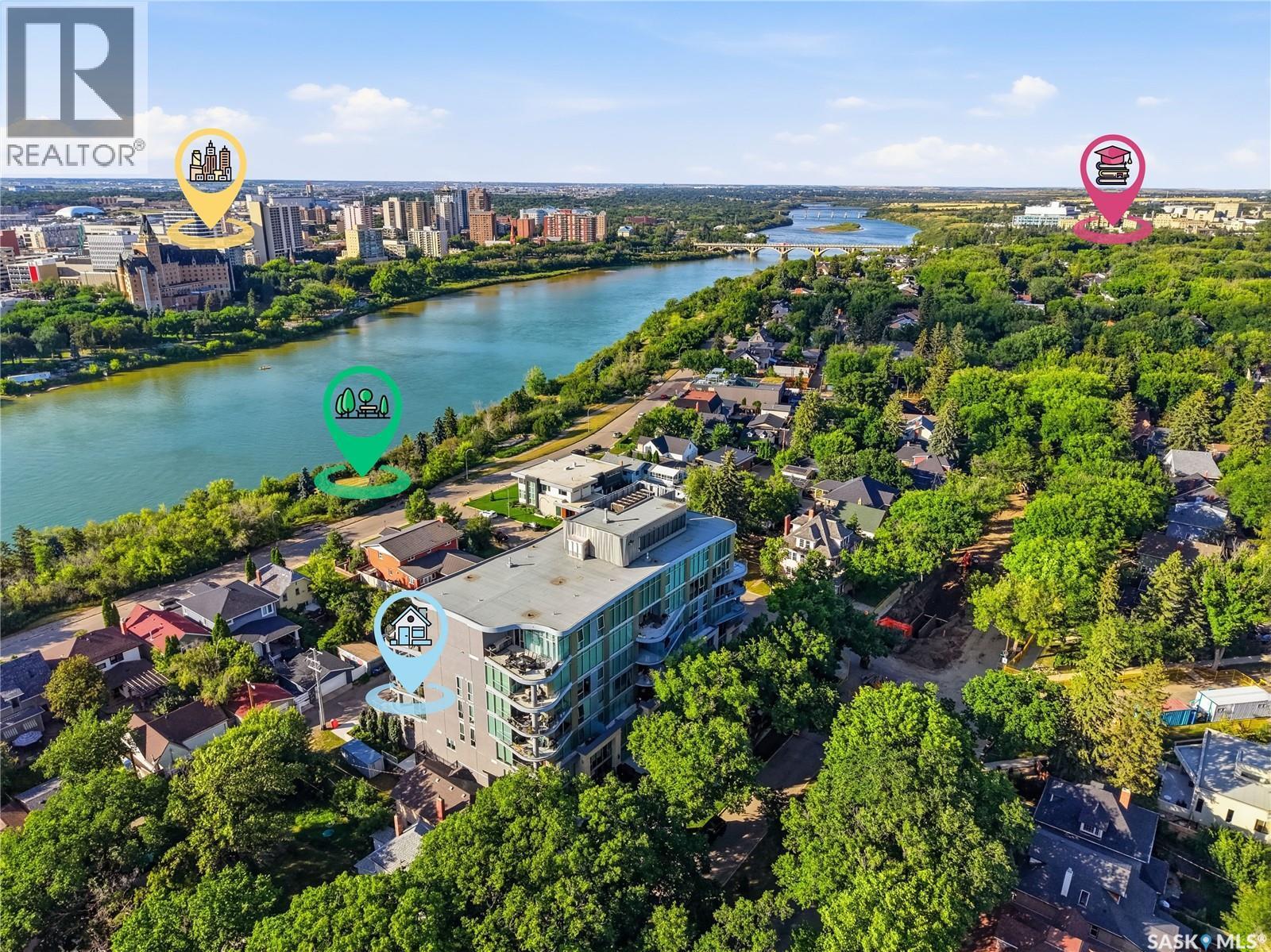 306 637 University Drive, Saskatoon, SK - Outdoor With Body Of Water With View