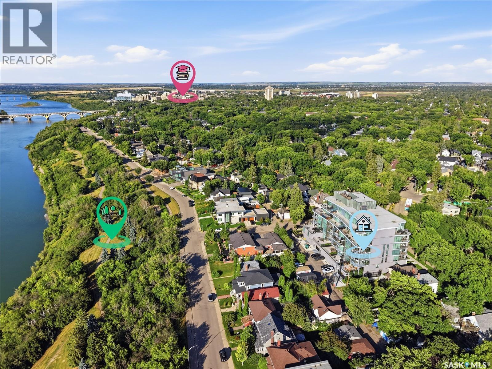 306 637 University Drive, Saskatoon, SK - Outdoor With Body Of Water With View