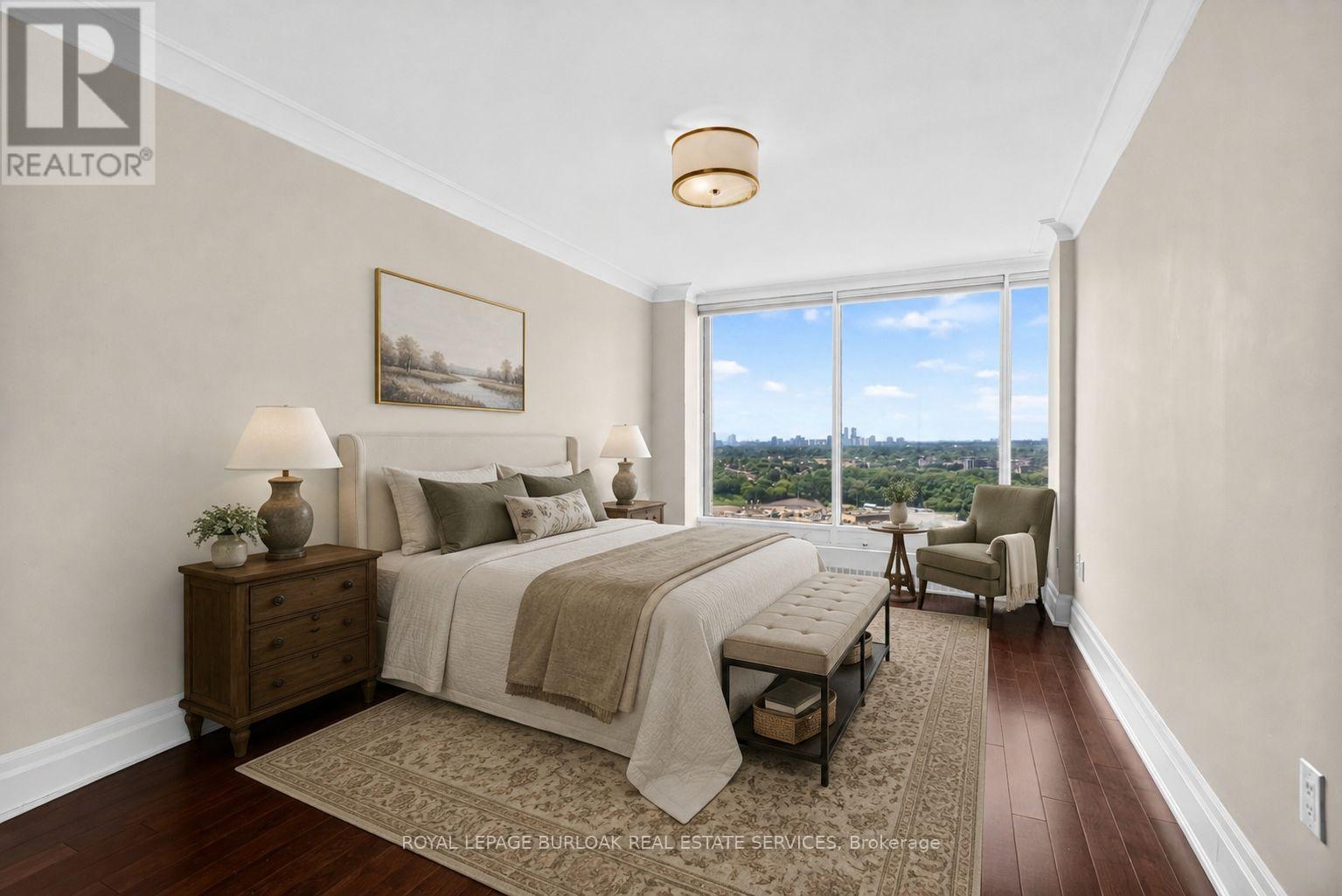 Second Bedroom - 2901 - 2045 Lake Shore Boulevard W, Toronto, ON - Indoor Photo Showing Bedroom