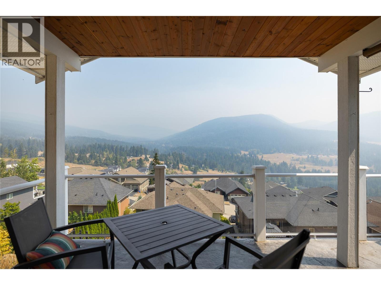 Mountain views - 7261 Silver Ridge Drive, Vernon, BC - Outdoor With Deck Patio Veranda With View