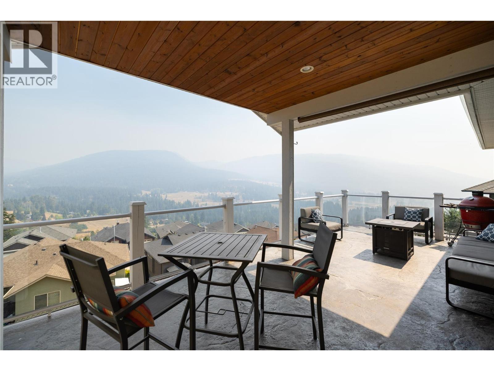 7261 Silver Ridge Drive, Vernon, BC - Outdoor With Deck Patio Veranda With View With Exterior