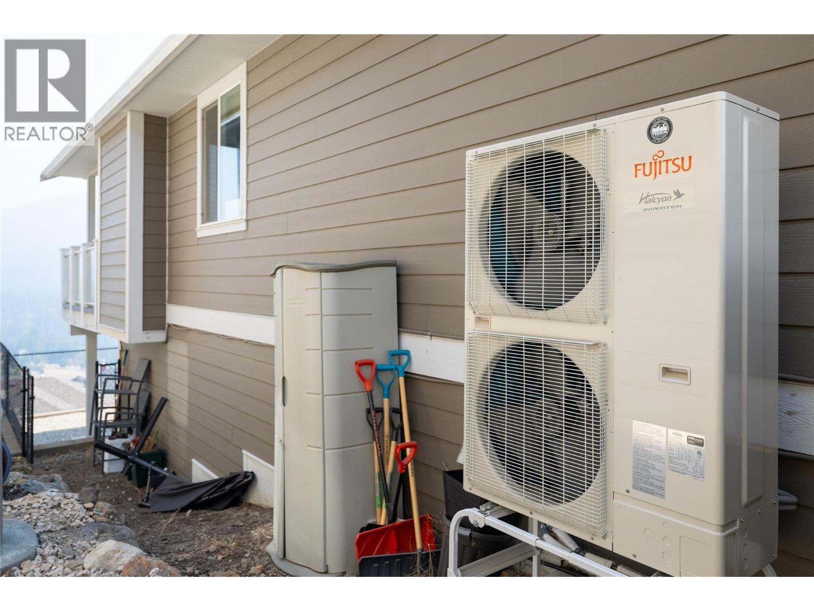 Newer heat pumps - 7261 Silver Ridge Drive, Vernon, BC - Outdoor With Exterior