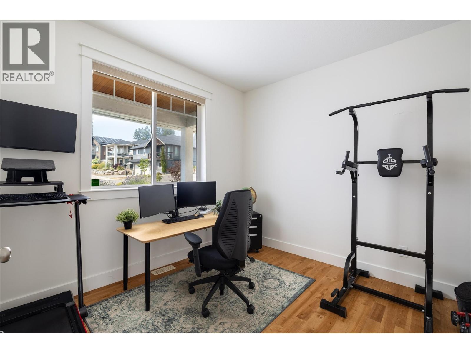 Bedroom #2 Or Office - 7261 Silver Ridge Drive, Vernon, BC - Indoor Photo Showing Gym Room
