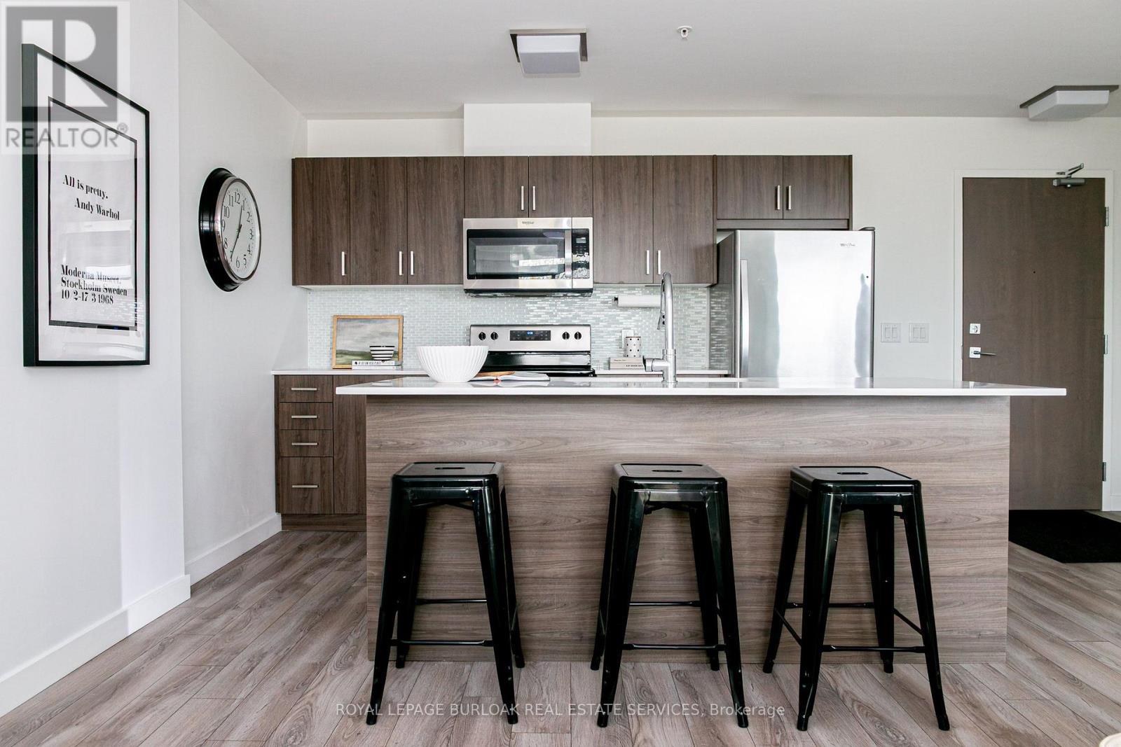 206 - 455 Charleton Avenue E, Hamilton, ON - Indoor Photo Showing Kitchen