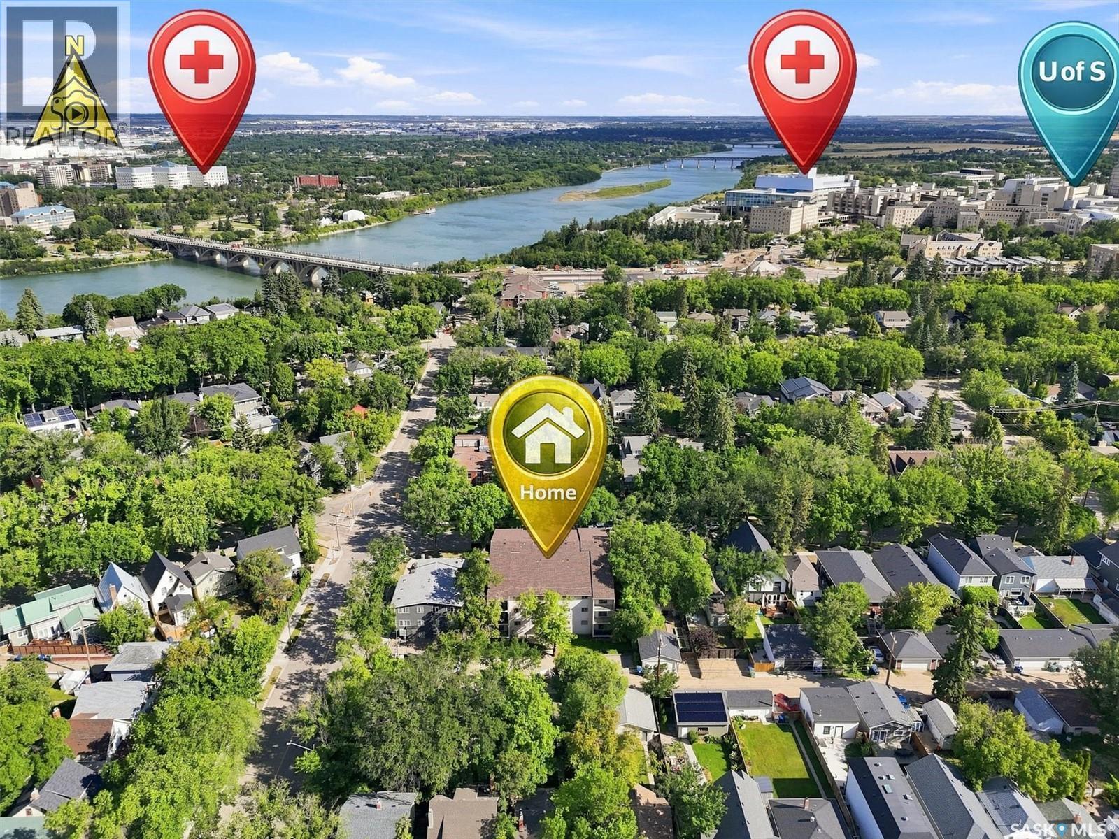 102 1008 Temperance Street, Saskatoon, SK - Outdoor With Body Of Water With View