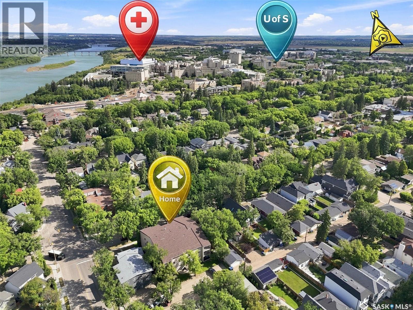 102 1008 Temperance Street, Saskatoon, SK - Outdoor With View
