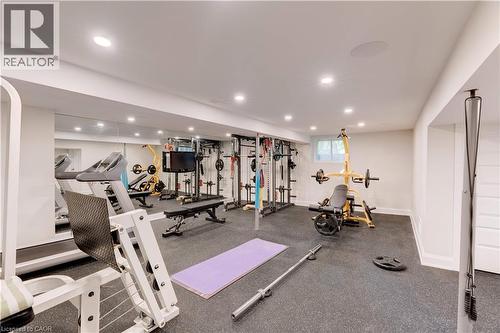 921 Scenic Drive, Hamilton, ON - Indoor Photo Showing Gym Room