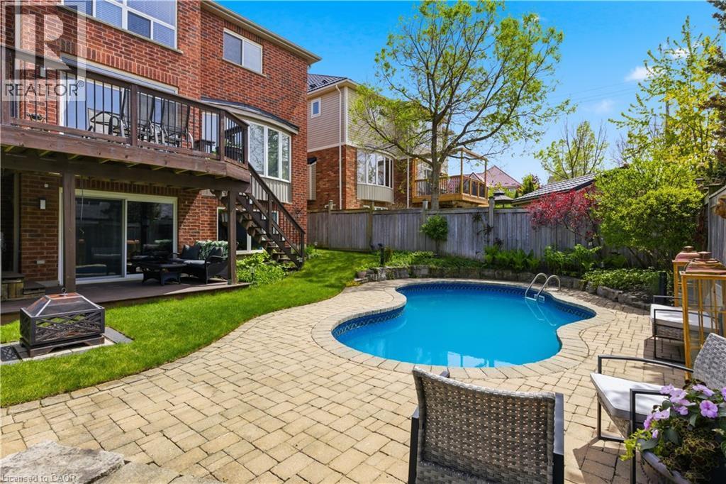 905 Marigold Court, Kitchener, ON - Outdoor With In Ground Pool With Deck Patio Veranda