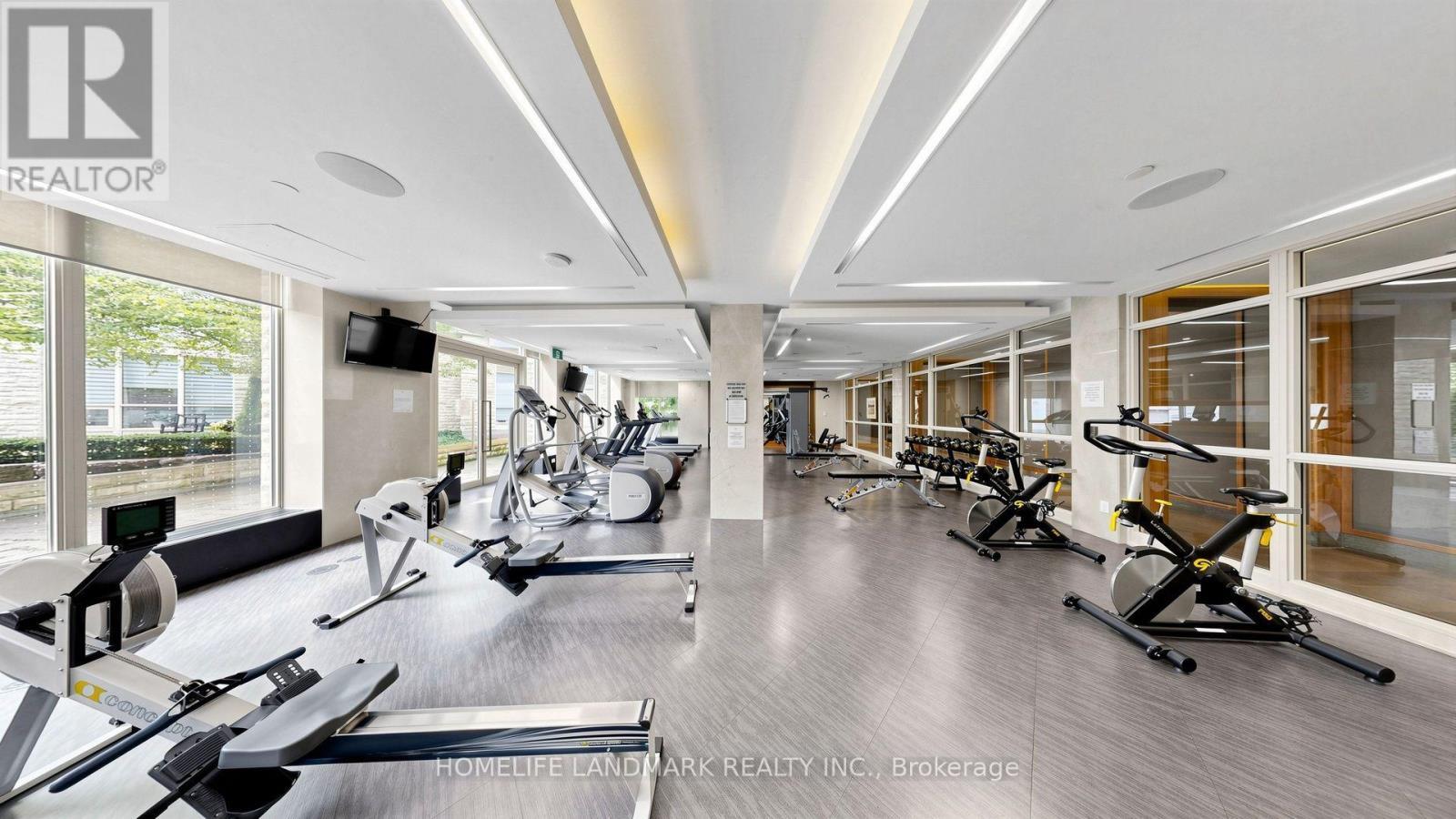 507 - 15 Stollery Pond Crescent, Markham, ON - Indoor Photo Showing Gym Room