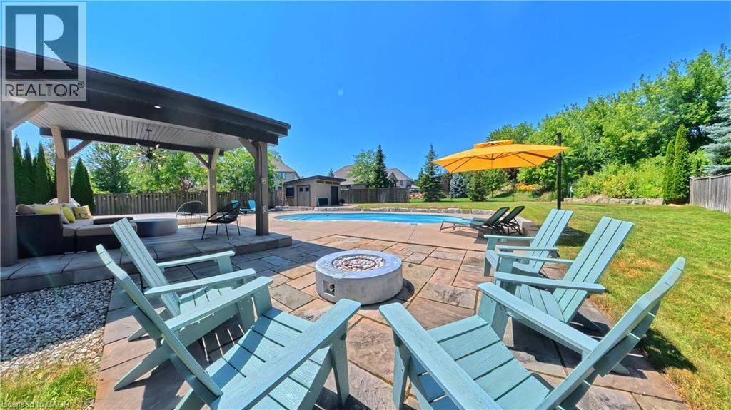 913 Valebrook Court, Kitchener, ON - Outdoor With In Ground Pool With Deck Patio Veranda