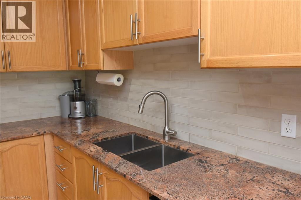 57 Townmansion Drive, Hamilton, ON - Indoor Photo Showing Kitchen With Double Sink