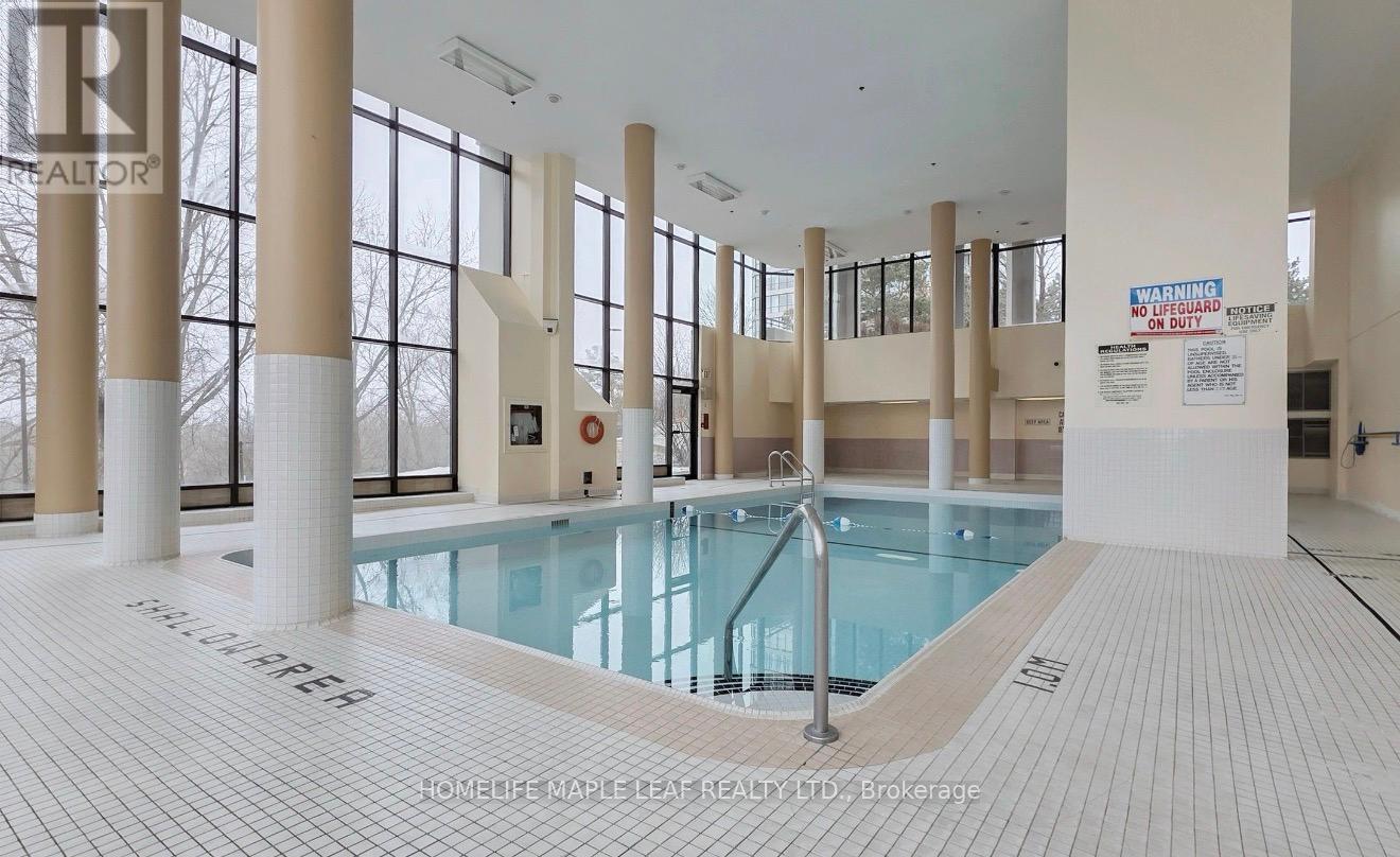 1607 - 1 Rowntree Road, Toronto, ON - Indoor Photo Showing Other Room With In Ground Pool