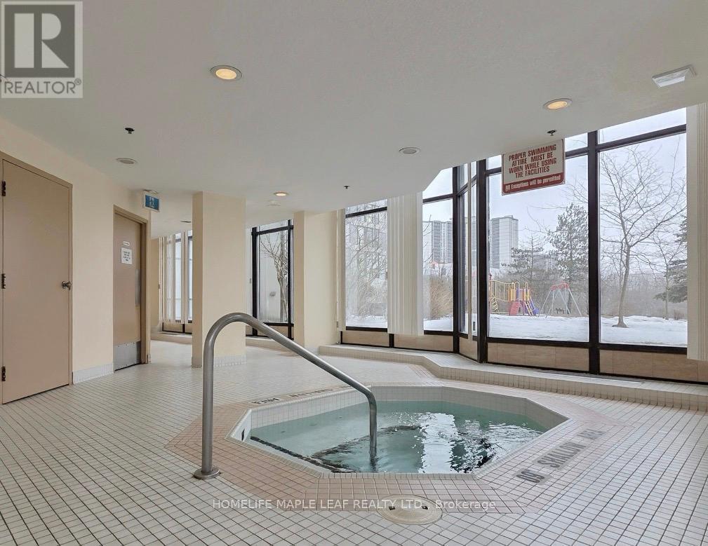 1607 - 1 Rowntree Road, Toronto, ON - Indoor Photo Showing Other Room With In Ground Pool