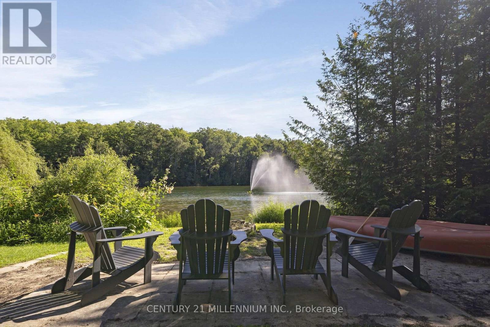 Firepit overlooking the pond - 9135 Sideroad 24 Side Road, Erin, ON - Outdoor