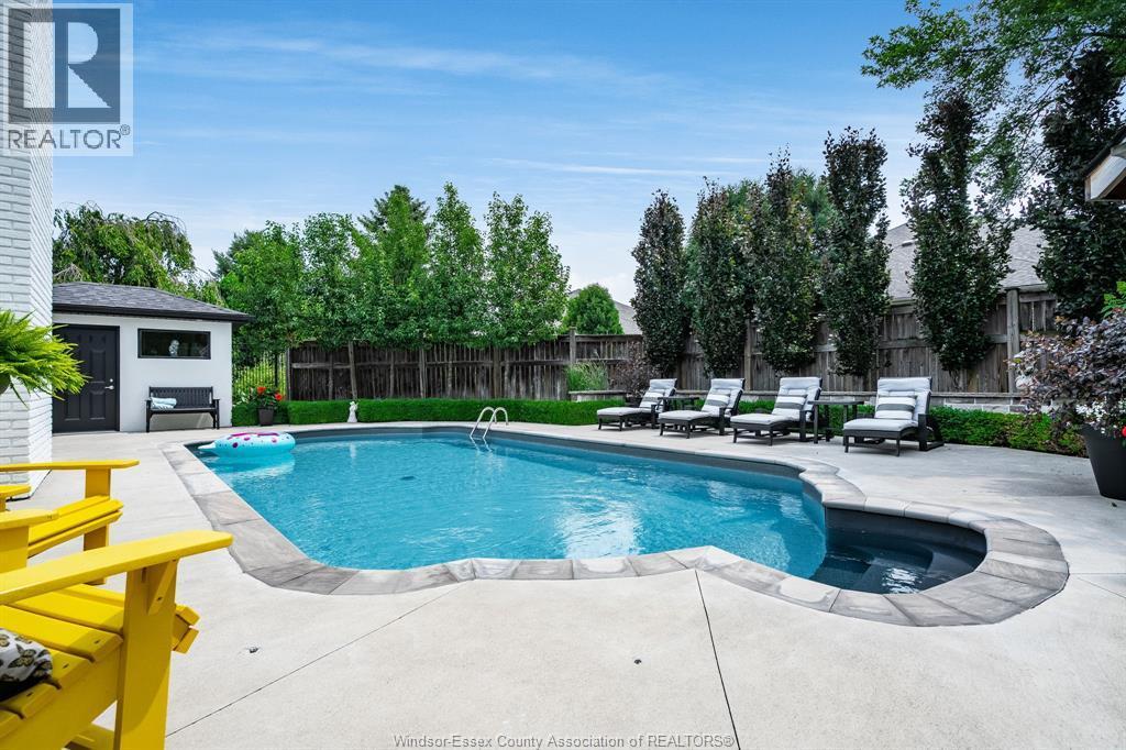 408 Pentilly, Tecumseh, ON - Outdoor With In Ground Pool With Backyard