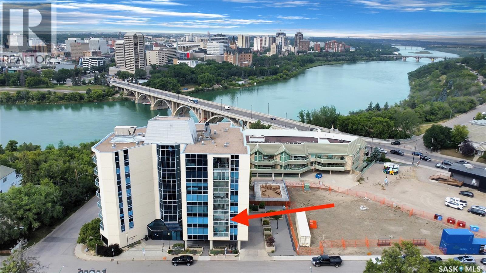 401 505 12Th Street E, Saskatoon, SK - Outdoor With Body Of Water With View