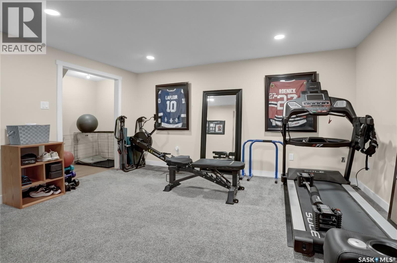 1623 General Crescent, Moose Jaw, SK - Indoor Photo Showing Gym Room