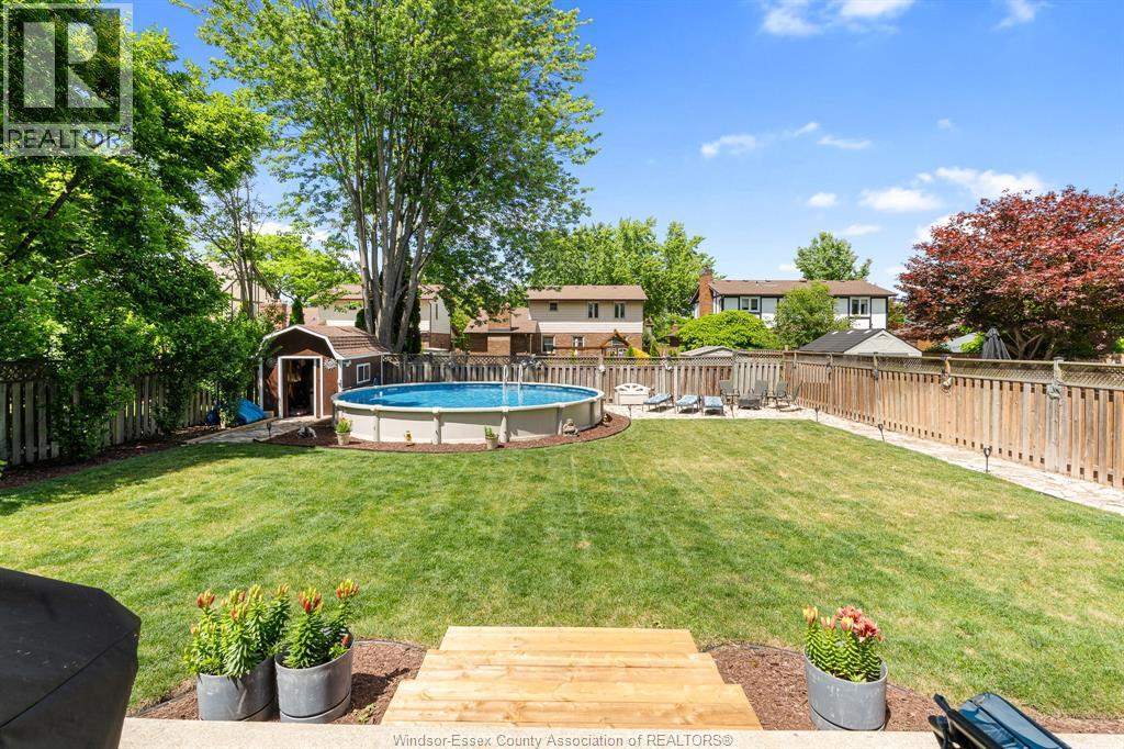538 Michael Crescent, Lasalle, ON - Outdoor With Above Ground Pool With Backyard
