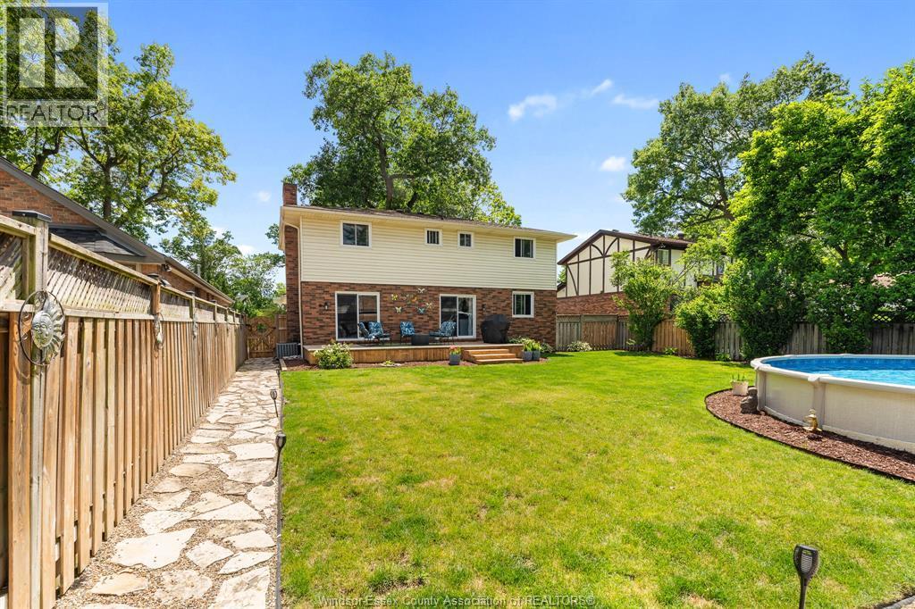 538 Michael Crescent, Lasalle, ON - Outdoor With Above Ground Pool With Deck Patio Veranda