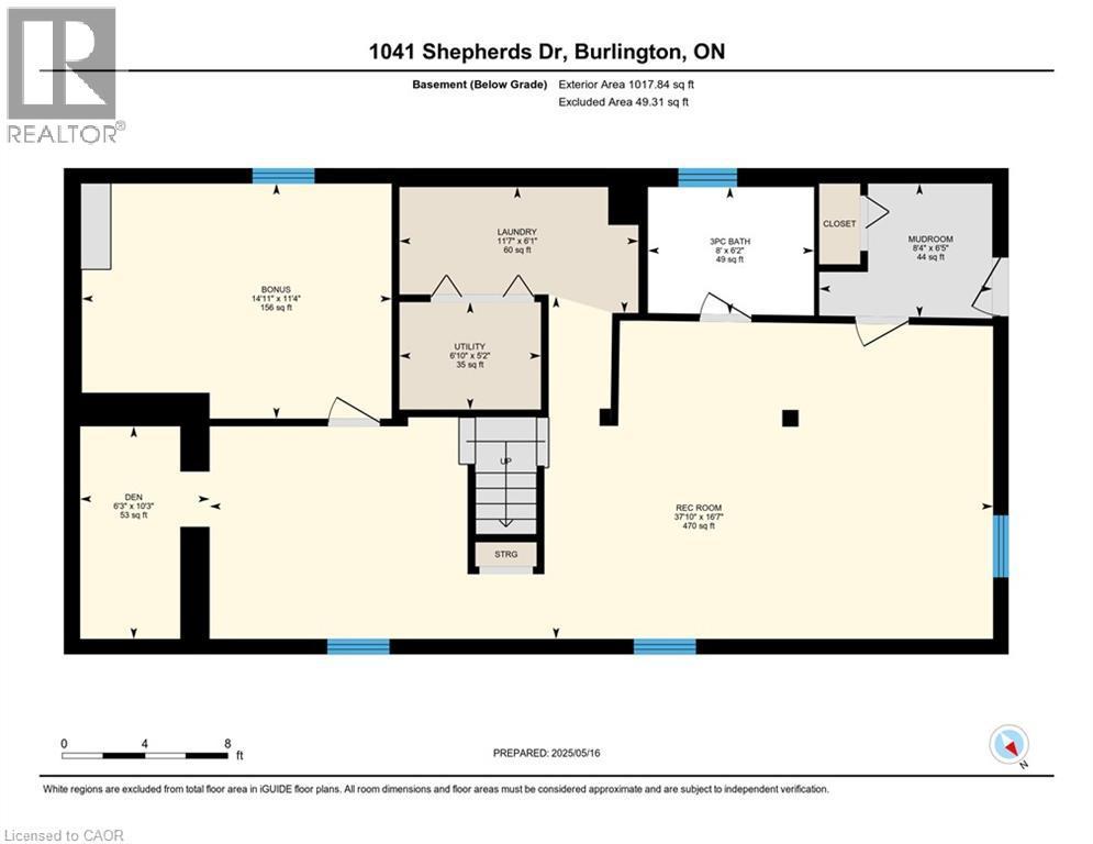 Floor plan - 1041 Shepherd'S Drive, Burlington, ON - Other