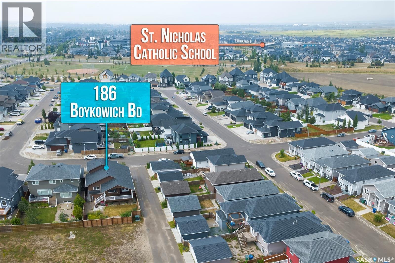 186 Boykowich Bend, Saskatoon, SK - Outdoor With View
