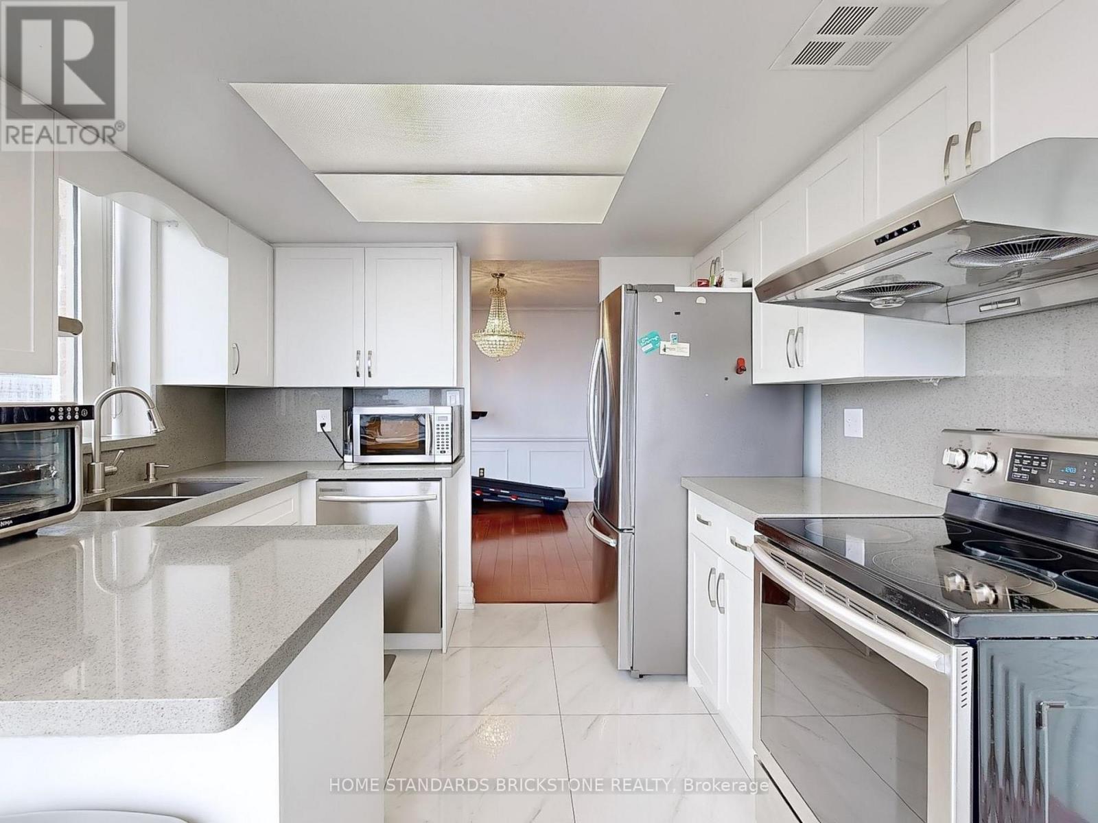 1705 - 30 Thunder Grove, Toronto, ON - Indoor Photo Showing Kitchen With Double Sink