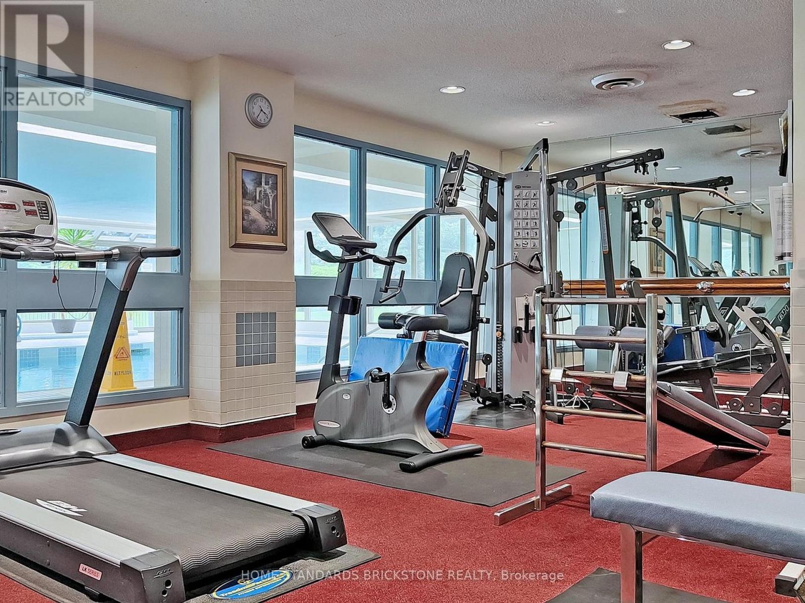 1705 - 30 Thunder Grove, Toronto, ON - Indoor Photo Showing Gym Room
