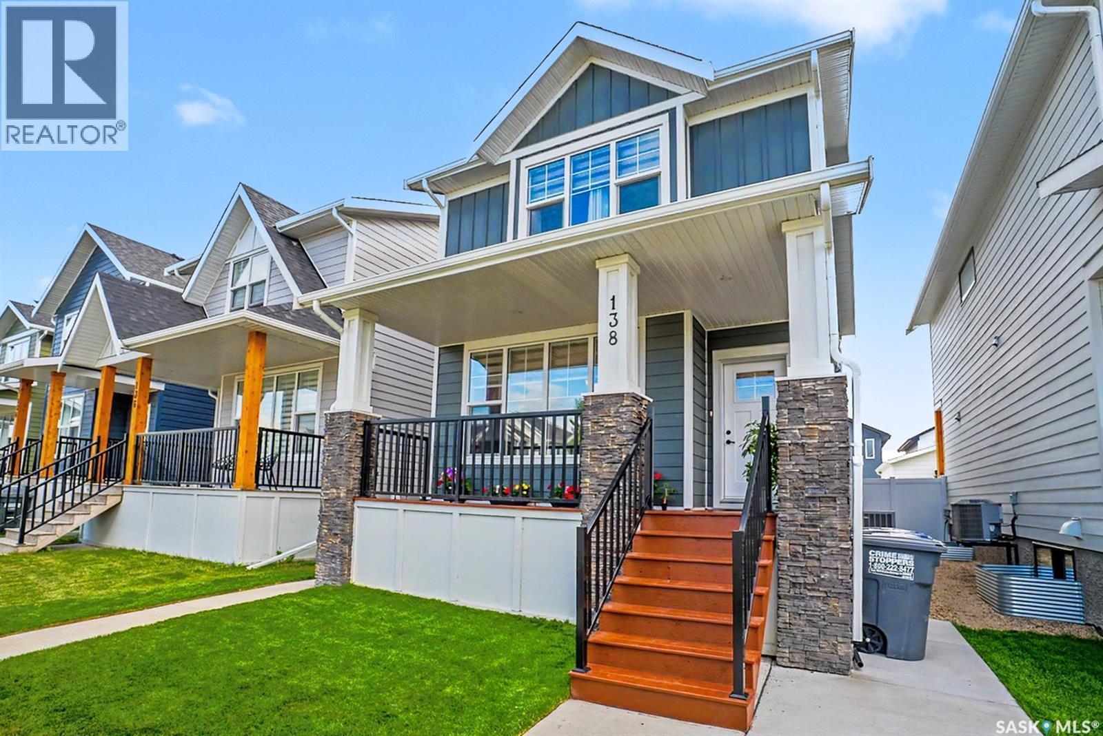 138 Rosewood Boulevard E, Saskatoon, SK - Outdoor With Deck Patio Veranda