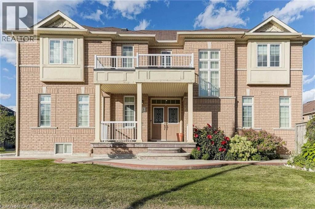 View of front of home featuring a balcony, a front lawn, and brick siding - 3 Coolwater Drive Unit# Upper, Brampton, ON - Outdoor With Facade