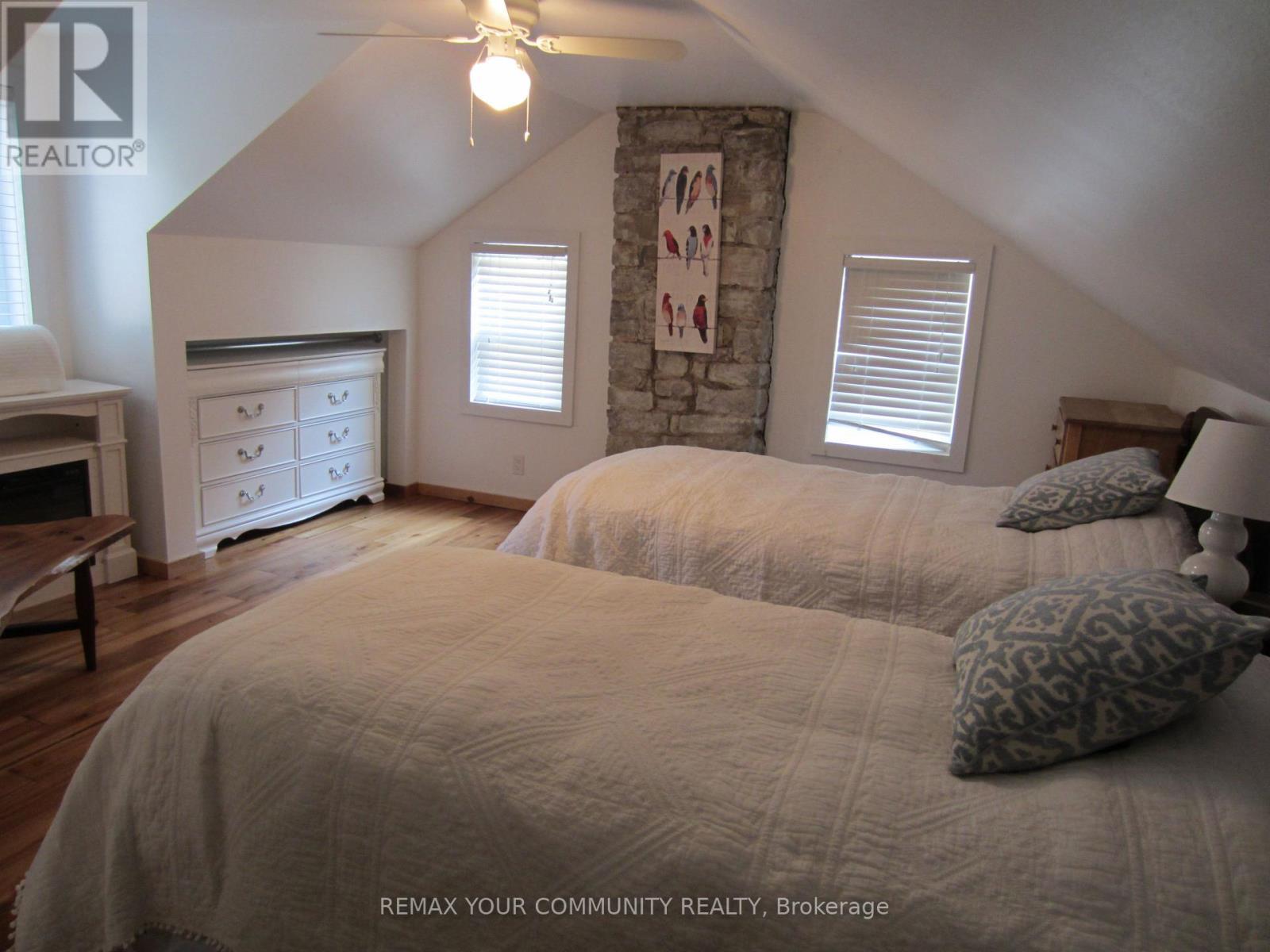 Tucked up and away is the 5th. Bedroom - 6576 Quarry Point Road, Ramara, ON - Indoor Photo Showing Bedroom