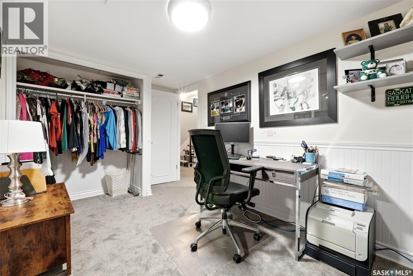 1142 Gryphons Walk, Regina, SK - Indoor Photo Showing Office