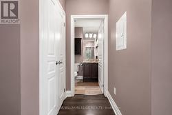 Hall with laundry closet - 