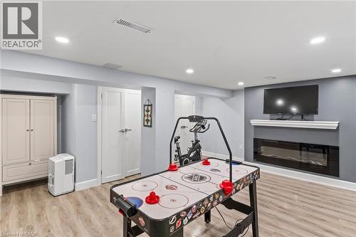 197 Crockett Street, Hamilton, ON - Indoor Photo Showing Other Room With Fireplace