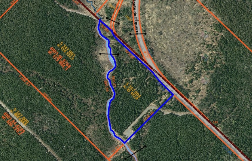 Terre/Terrain - Route De L'Équerre, Saint-Marcel, QC