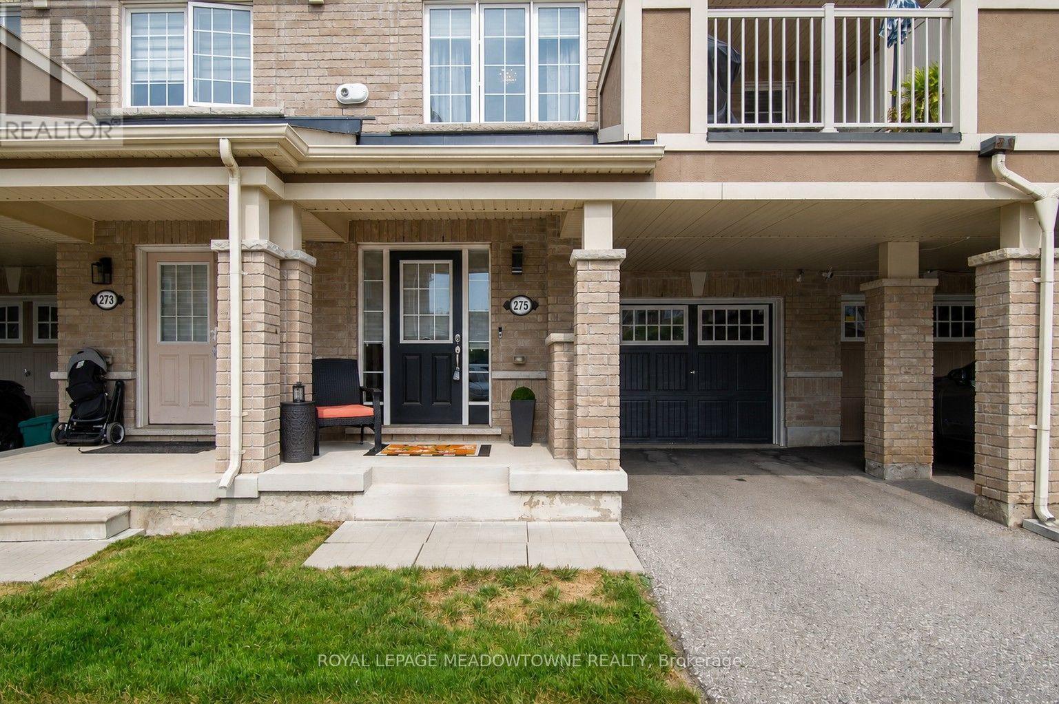 275 Eves Gate, Milton, ON - Outdoor With Balcony With Facade