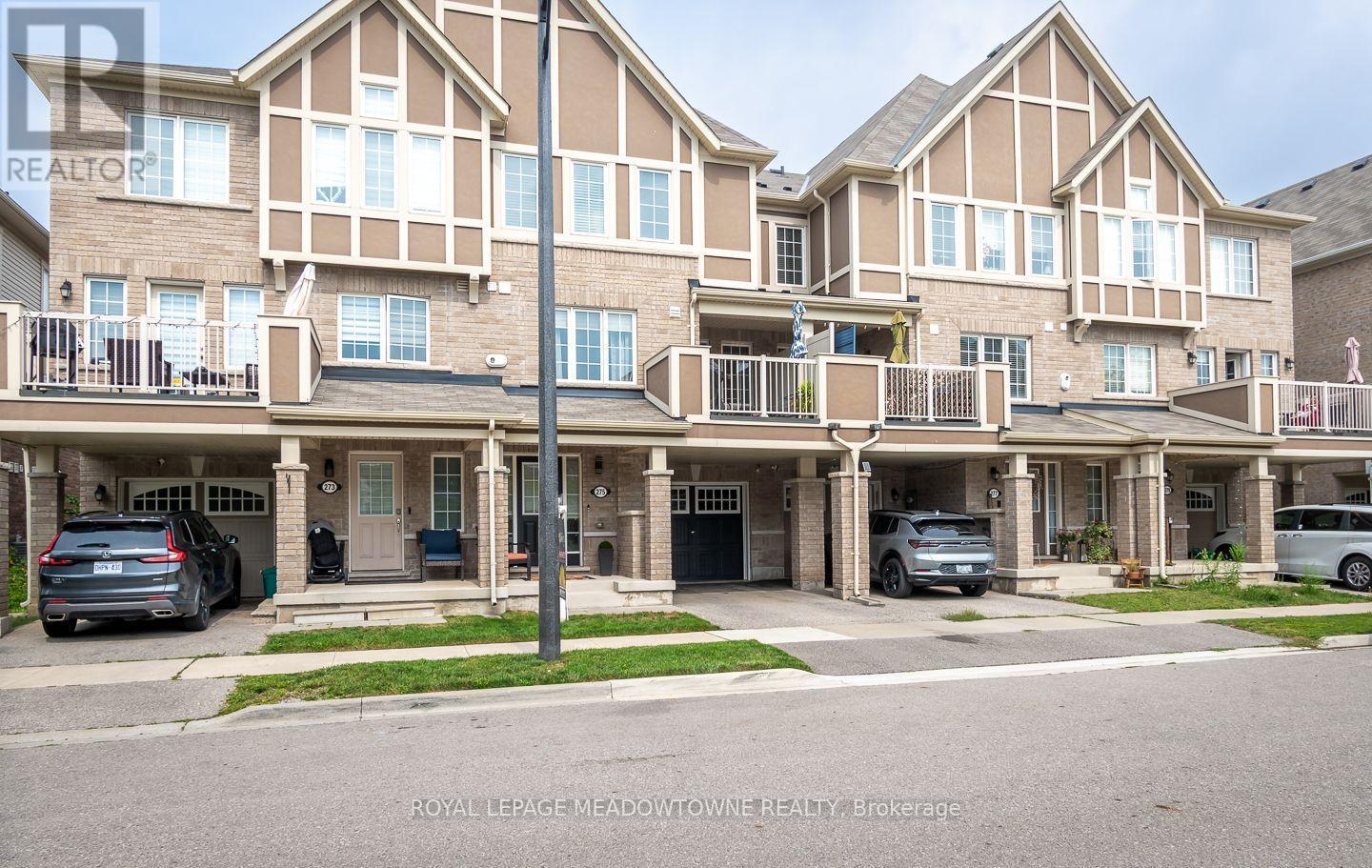 275 Eves Gate, Milton, ON - Outdoor With Balcony With Facade