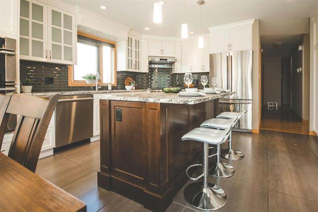 55 Winterhaven Dr, Winnipeg, MB - Indoor Photo Showing Kitchen With Upgraded Kitchen