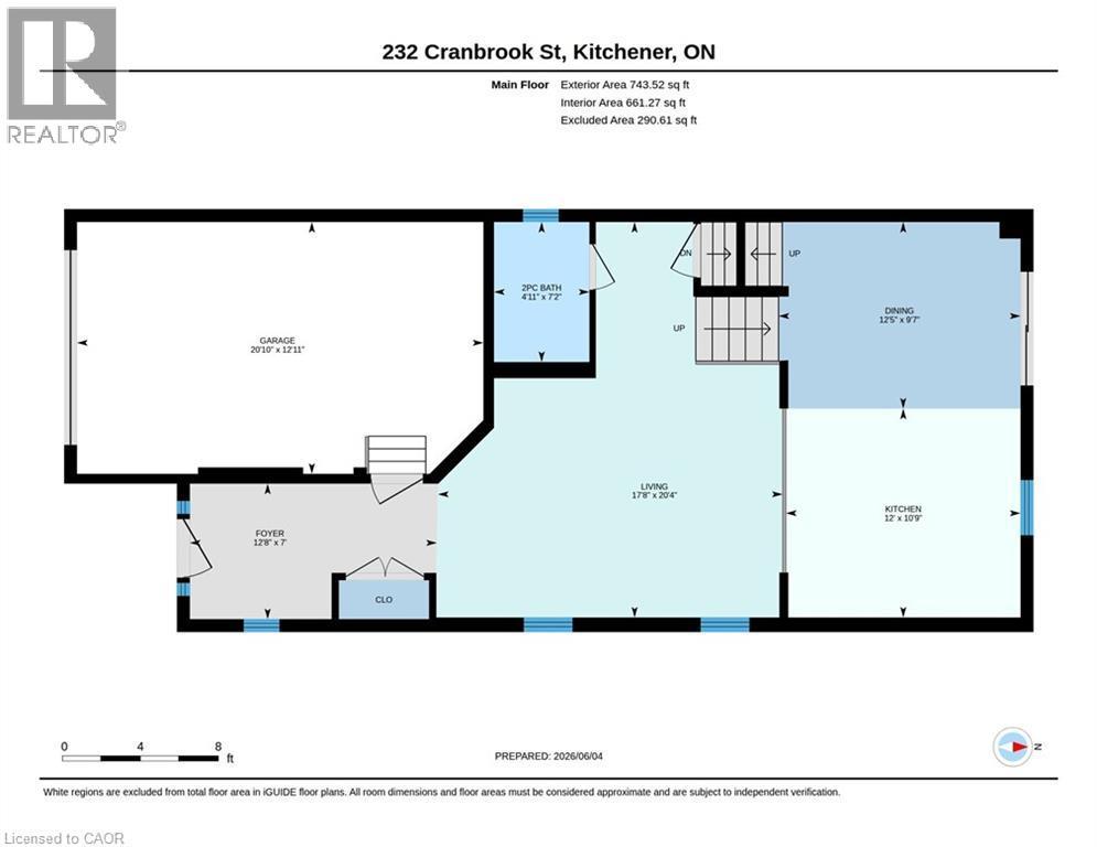 Floor plan - 232 Cranbrook Street, Kitchener, ON - Other