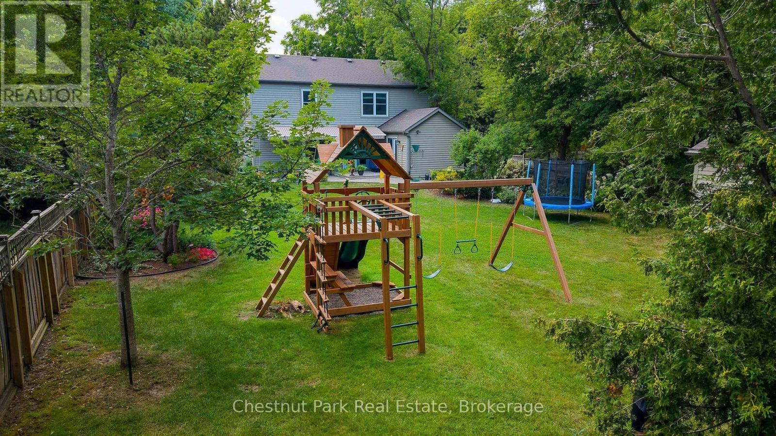 Backyard great for kids play areas - 71 Hickory Street, Collingwood, ON - Outdoor
