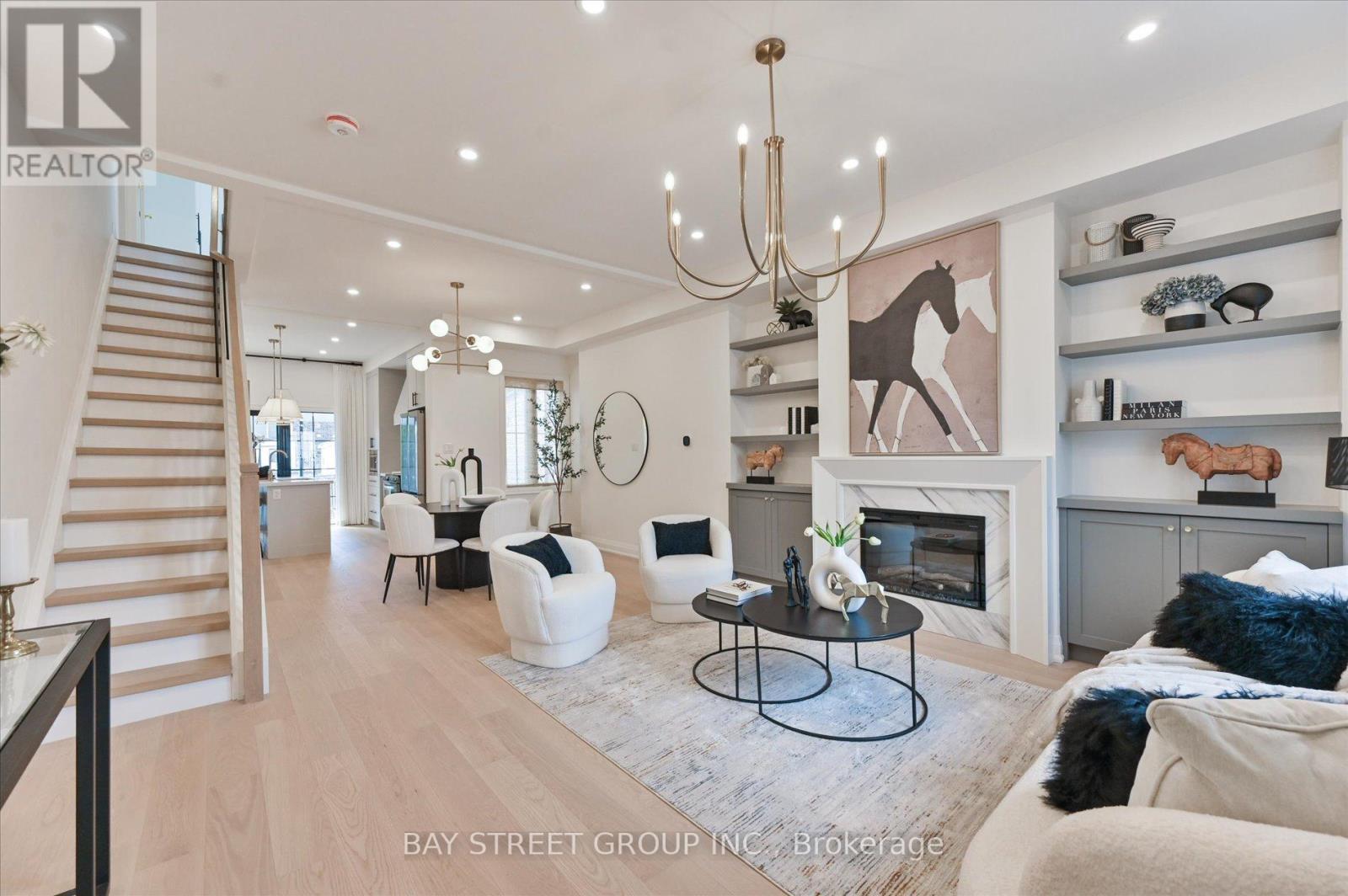 547 Eastern Avenue, Toronto, ON - Indoor With Fireplace