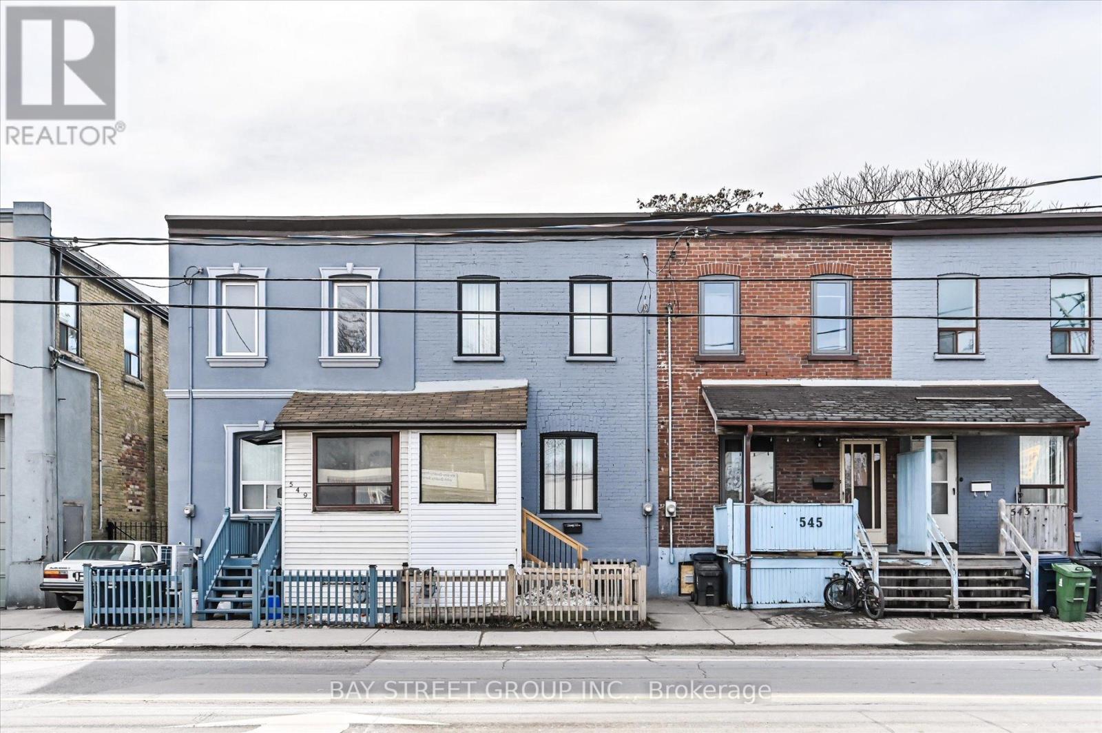 547 Eastern Avenue, Toronto, ON - With Facade