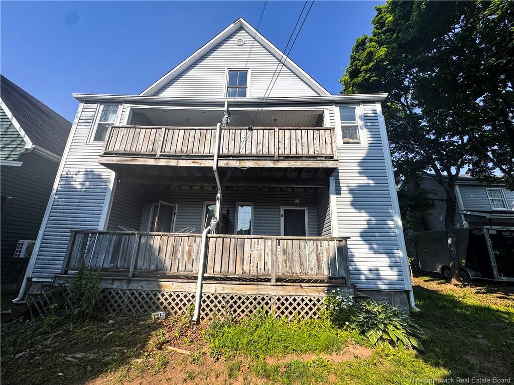 55 Portledge, Moncton, NB - Outdoor With Deck Patio Veranda