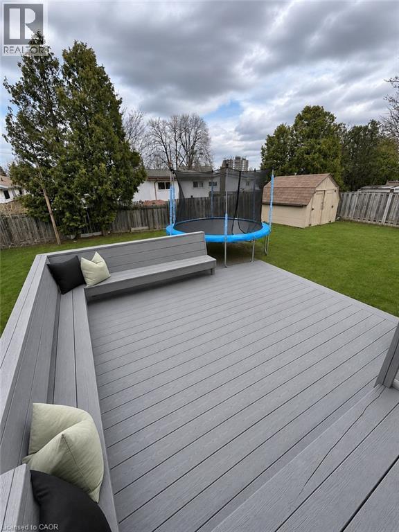 This is an AI generated image that shows what the deck could look like if it was repainted. - 241 Thorner Drive, Hamilton, ON - Outdoor